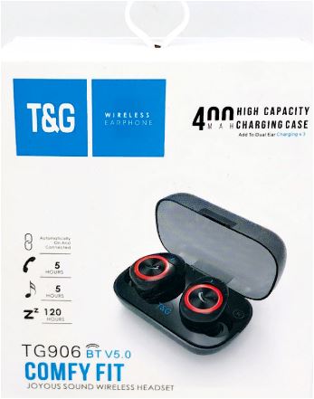 Наушники безпроводные TG906BT, чёрные