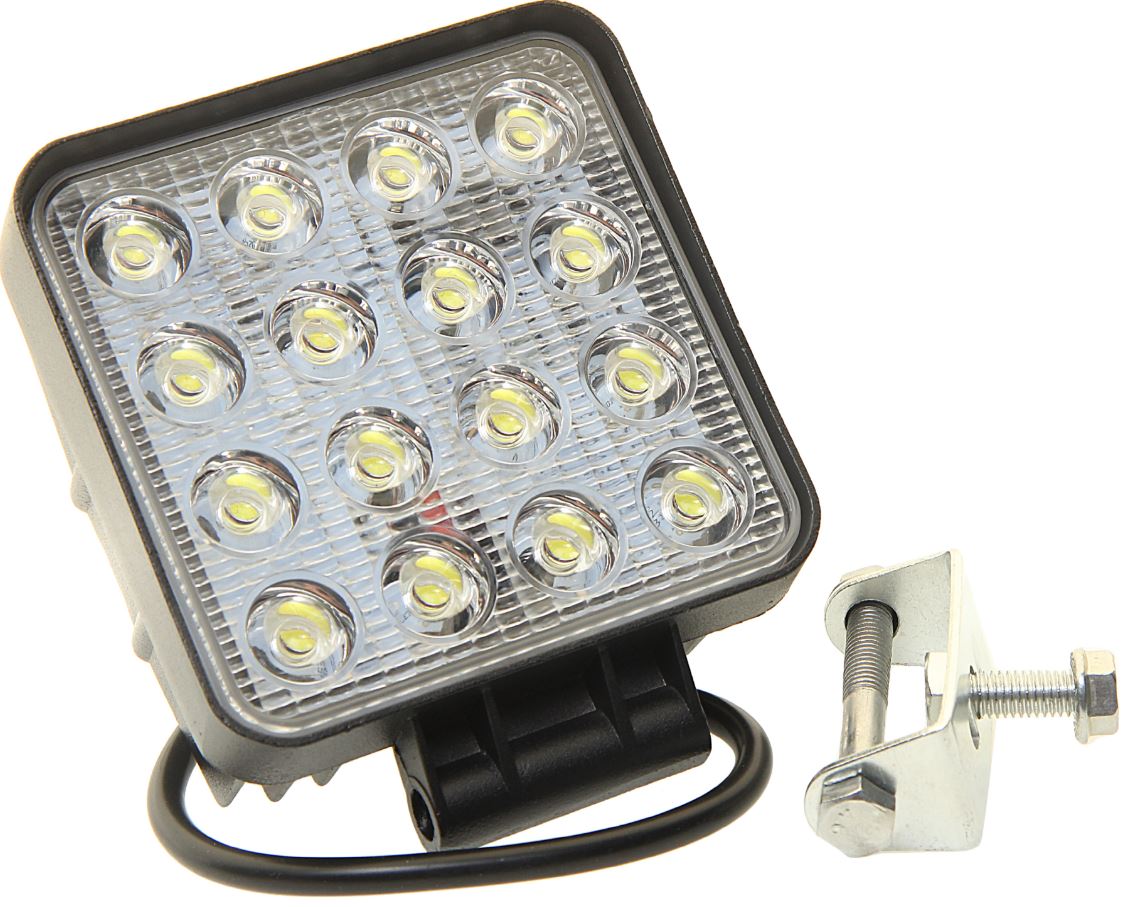 Фара рабочего света 29-48W FLOD 16LED 100х100мм 10-30V MISTAR /1