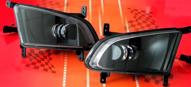 Фара противотуманная 279-LED со светодиодами белая на Лада-ПРИОРА 2170 12V, 30W