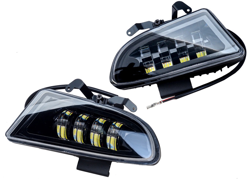 Фара противотуманная HY-272LED белый,  на  HYUNDAI ACCENT WITH LED