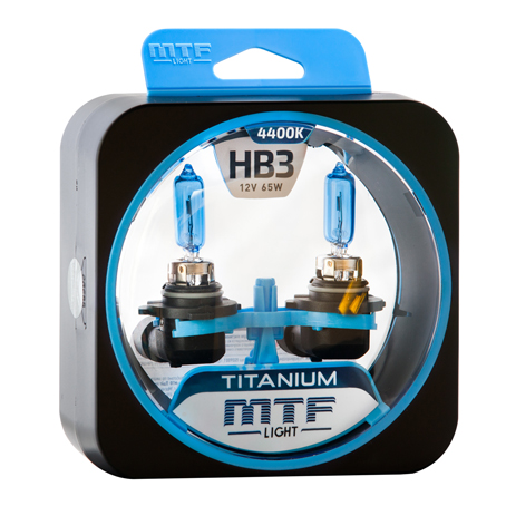 Автолампа HB3 9005 12v 65w MTF Light Titanium набор 2шт