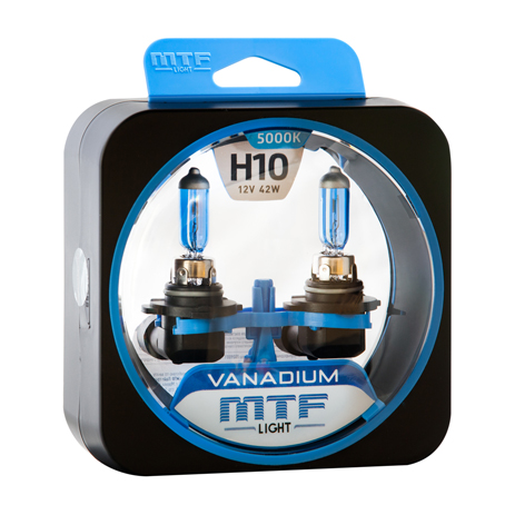 Автолампа H10 12v 42w MTF Light Vanadium набор 2шт