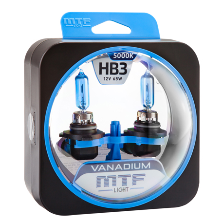 Автолампа HB3 9005 12v 65w MTF Light Vanadium набор 2шт