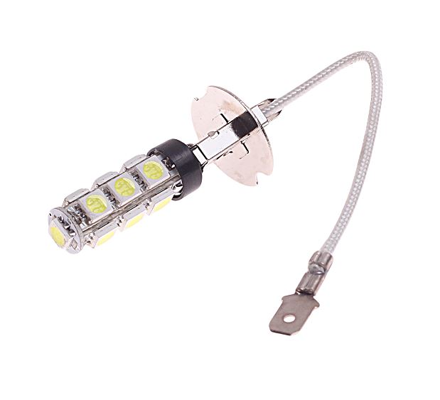 Автолампа H3 (PK22s) 13 SMD 5050 WHITE 6000K 260лм 12V MEGAPOWER /10/100