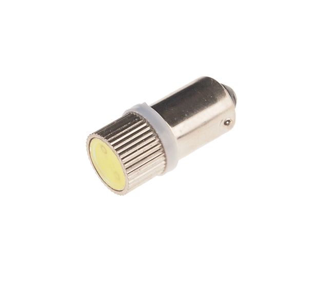 Автолампа светодиодная T4W (BA9s) 1 SMD 7080 WHITE 6000K 12V MEGAPOWER /10/100
