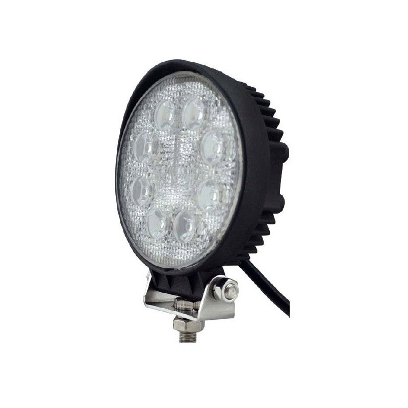 Фары светодиодные Маяк 8CHIPS, 24W, 1680LM, 9-30V, 6000K (SPOT) WHITE (125х40х115), 1 шт.