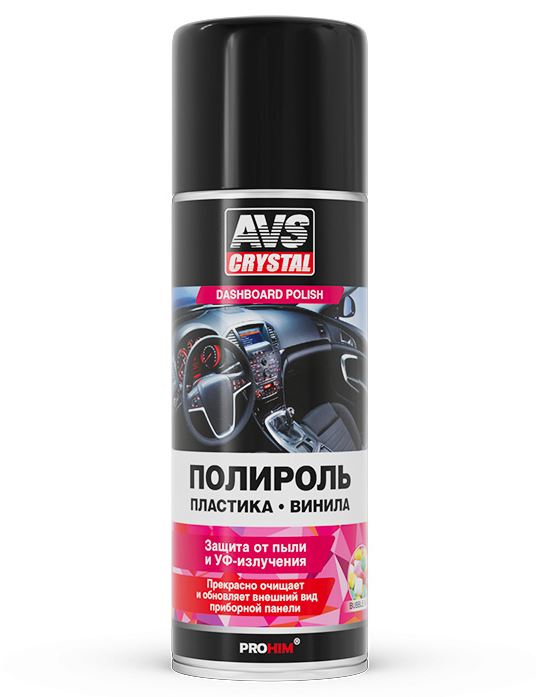 Полироль панели защитный AVS AVK-643 Бабл гам аэрозоль 520 мл.