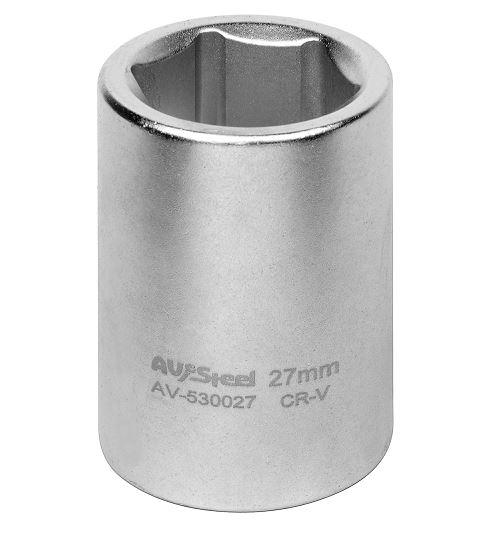 Головка  3/4" шестигранная 27мм "AV Steel" AV-530027