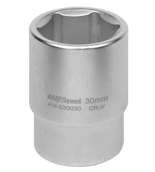 Головка  3/4" шестигранная 30мм "AV Steel" AV-530030