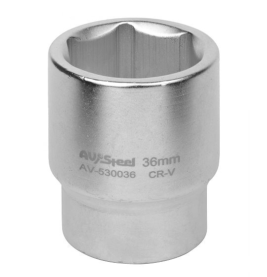 Головка  3/4" шестигранная 36мм "AV Steel" AV-530036