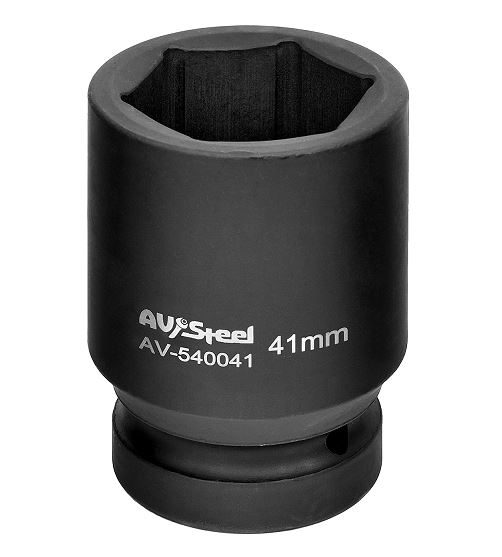 Головка 1" шестигранная 41мм "AV Steel" AV-540041