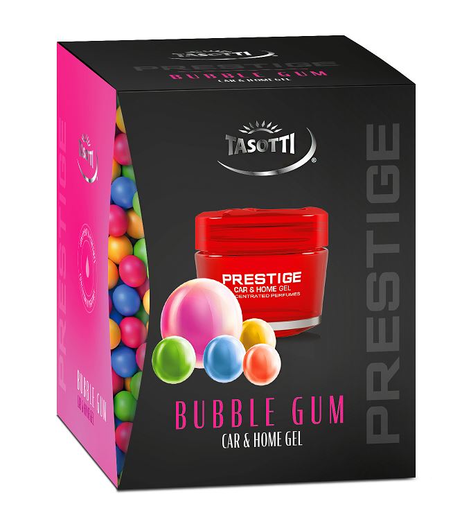 Ароматизатор на панель "TASOTTI" GEL PRESTIGE Bubble Gum (NEW)