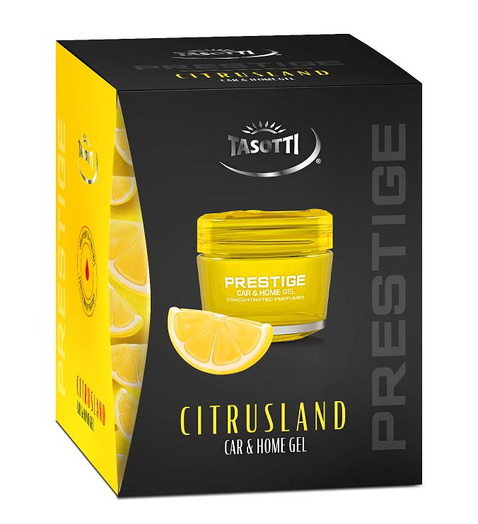 Ароматизатор на панель "TASOTTI" GEL PRESTIGE Citrusland (NEW)