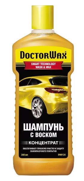 Автошампунь-кондиционер (концентрат), 300 мл. DoctorWax DW8102