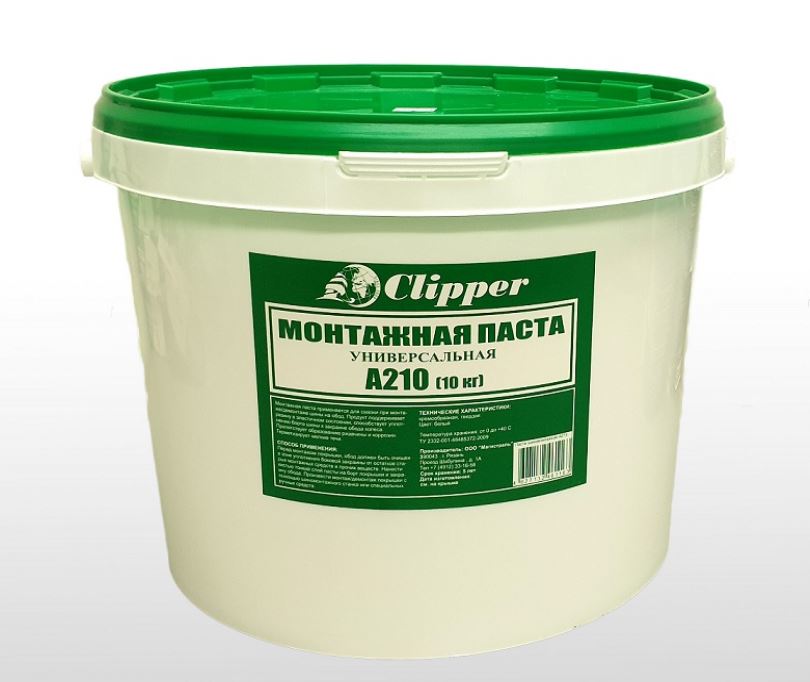 Паста монтажная 10,0кг Clipper A210