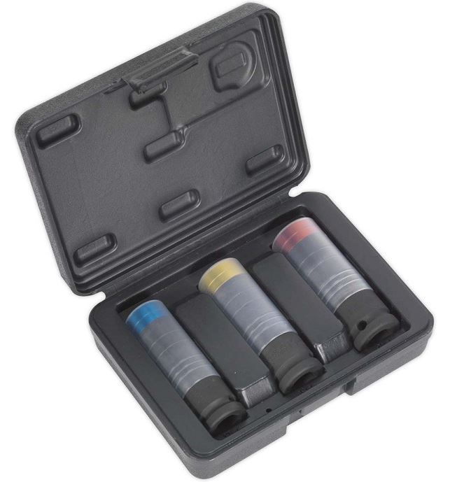 Набор ударных головок (тонкостенных) 1/2" (17,19,21 мм) HP-3522