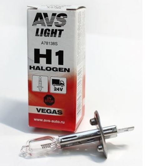 Автолампа галогенная AVS Vegas H1.24V.70W.1шт.