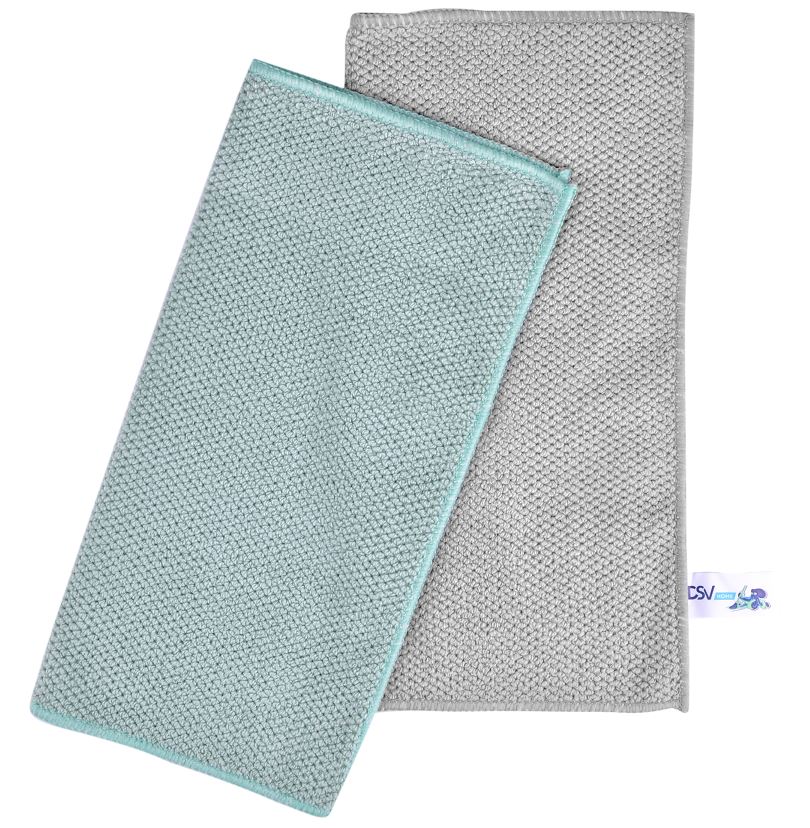 Салфетка универсальная из микрофибры,для  уборки, 30*30 см,плотная,набор 2шт,330г/см², "DSV"