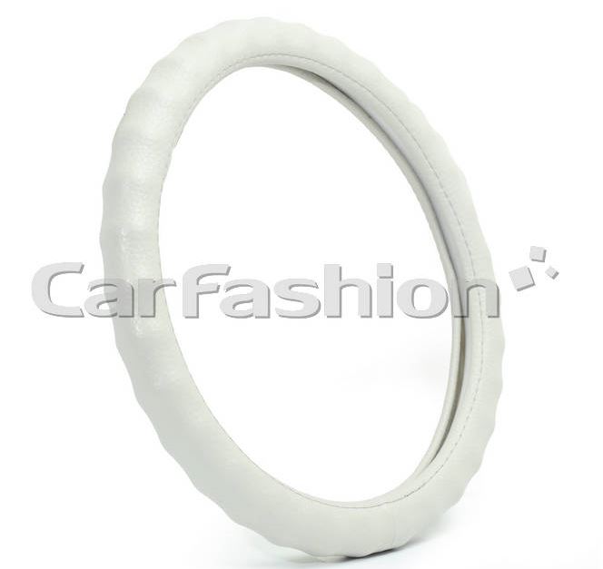 Оплётка на руль CARFASHION «AURORA» серый размер М