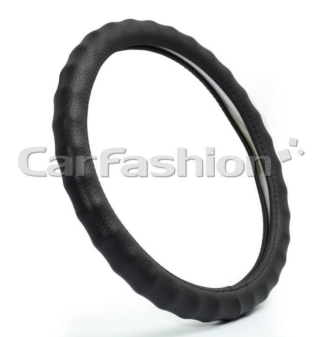 Оплётка на руль CARFASHION «AURORA» черный размер М