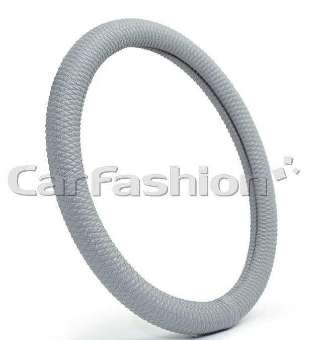 Оплётка на руль CARFASHION «FORM» серый размер М