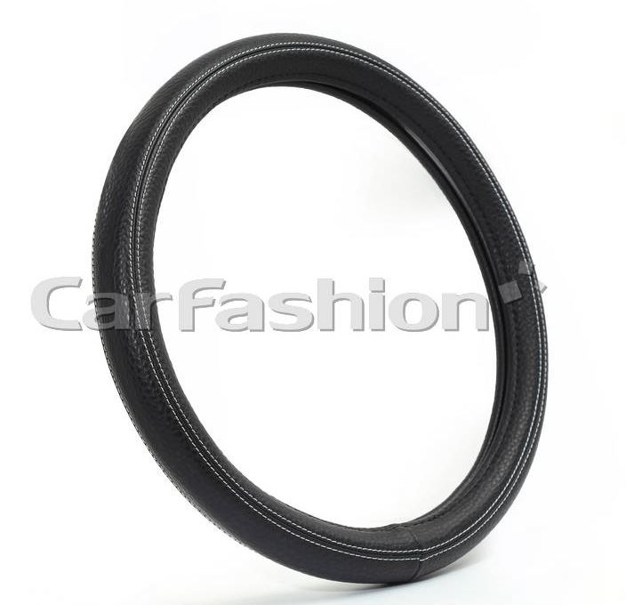 Оплётка на руль CARFASHION «MODERN» черный/серый размер М