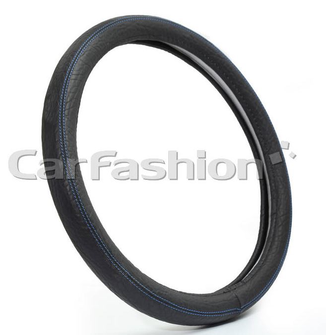 Оплётка на руль CARFASHION «MODERN» черный/синий размер М