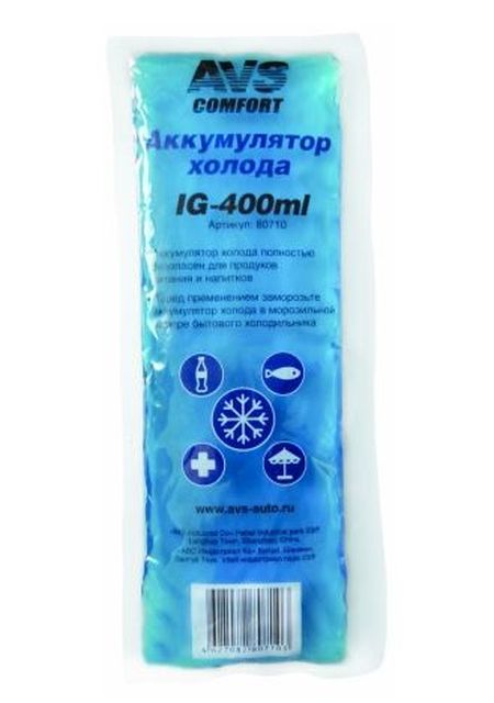 Аккумулятор холода AVS IG-400ml (мягкий)