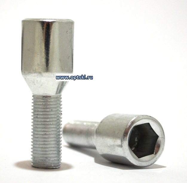 Болт М12х1,25х28 конус, Dголовы 20мм, вн.шес. (VST20B28) /20/40/400/