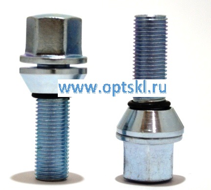 Болт М12х1,5х28 подстр.конус, ключ 17мм, цинк 445110AD /20/40/400/