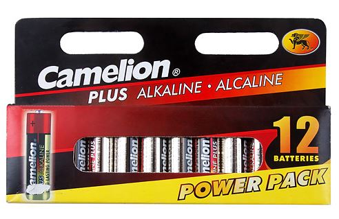 Батарейки AA: LR6-BC12 ALKALINE PLUS 1,5V CAMELION /12/144/576 