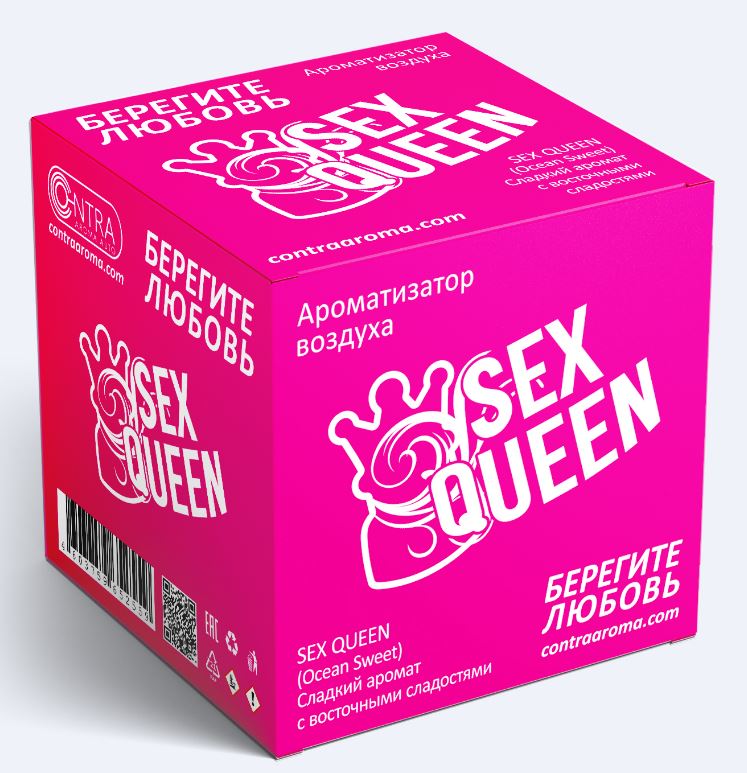 Ароматизатор на панель Contra гелевый "SEX QUEEN" Сладкий аромат с восточными сладостями