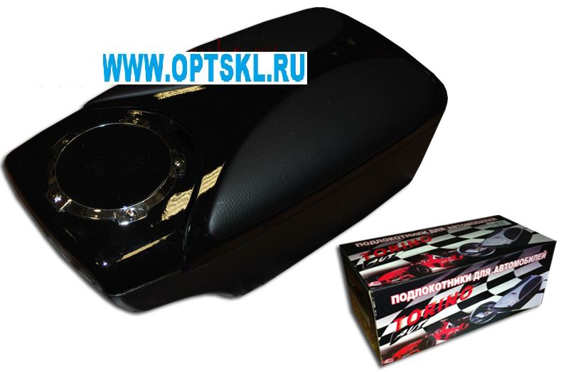 Подлокотник универсальный HJ-48004BK+G3 черный+черный