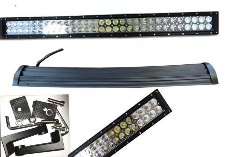 Фара светодиодная  60LED 180W CURVED изогнутый (9-30V) 80*8*8,5см