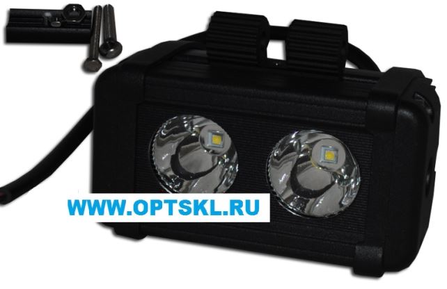 Фара светодиодная  D-20W SPOT 12,5*6,5*9см, LED-2 (9-30V)