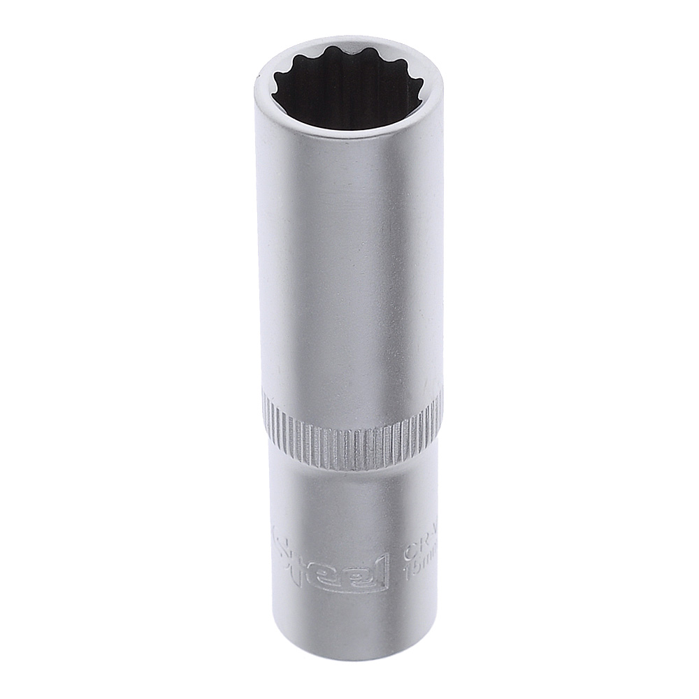 Головка 15мм 12 гр 1/2"  удлиненная  "AV Steel" AV-521215