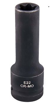 Головка ударная E22 удлиненнаям "AV Steel" 3/4"