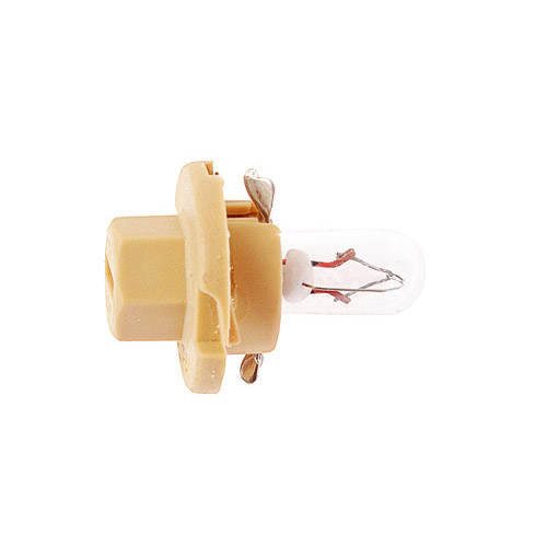 Автолампа BAX1.5W с бежевым патроном (BX8.4d) 12V OSRAM /10/50
