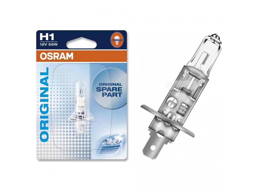Автолампа H1 (55) P14.5s (блистер) 12V OSRAM /1/10