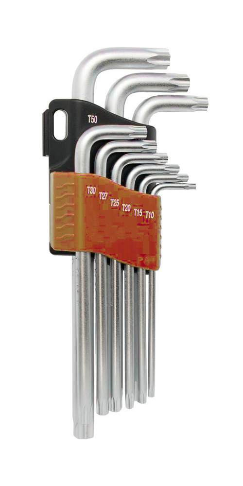 Набор ключей TORX  9пр. T10-T50  удлиненных "AV Steel" AV-368109