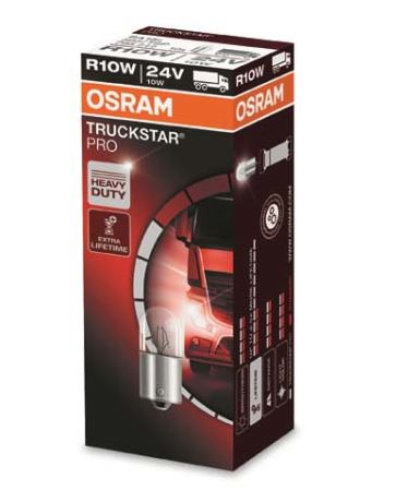 Автолампа R10W (BA15s) +100% TRUCKSTAR PRO 24V OSRAM /10/50