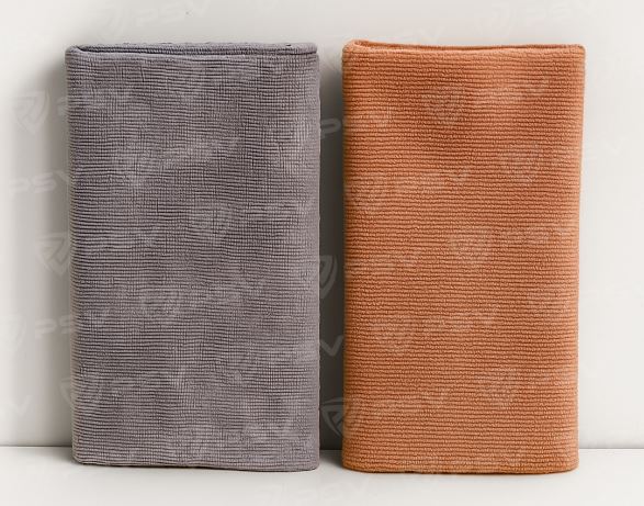 Универсальная микрофибра MF003 PSV Clean 4 шт, 40х40 см, плотность 440 гр (Коричневый, Серый)