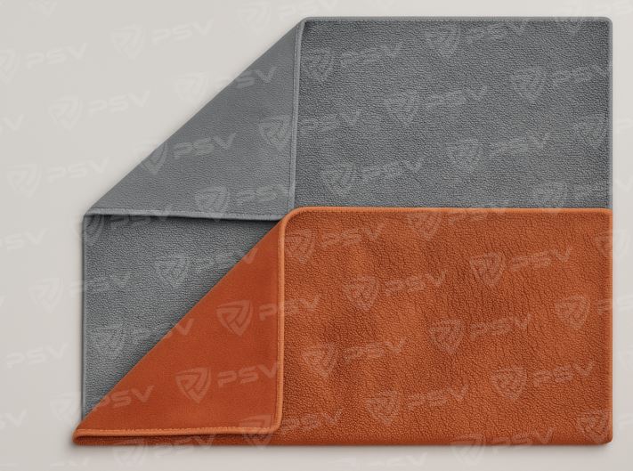 Универсальная микрофибра MF005 PSV Clean 2 шт, 30х40 см, плотность 400 гр (Коричневый, Серый)