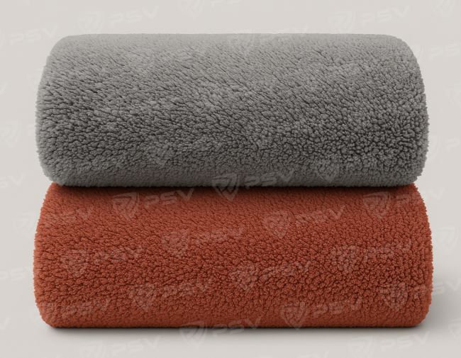 Универсальная микрофибра MF006 PSV Clean 2 шт, 40х40 см, плотность 400 гр (Коричневый, Серый)