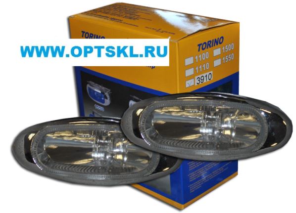 Фара противотуманная JH-3910C (белый 12V 55A H3) корпус металл-хром 130x50x75мм