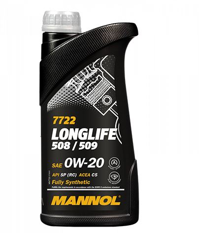Масло мотор. MANNOL 0W-20 Longlife 508/509 ( 1л) синтетика