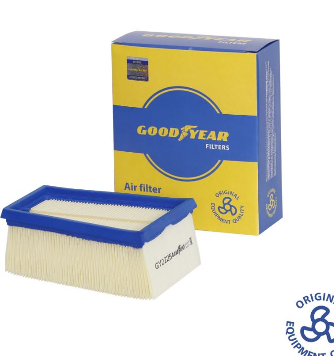 Фильтр воздушный автомобильный Goodyear GY2225 для а/м LADA: LARGUS (1.6 VAZ- K4M); NISSAN: ALMERA (