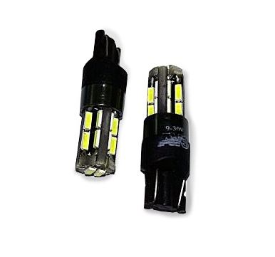 Автолампа светодиодная T104 T10/белый/ (W2.1x9.5D) CANBUS 18SMD 4014, блистер 2 шт.