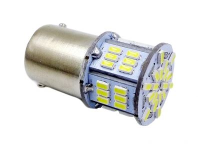 Автолампа светодиодная S099B T15/белый/(BAY15D) 54SMD 3014 10-30V 2 contact, коробка 2 шт.