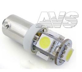 Автолампа светодиодная B008 Т8/белый/ (BA9S) 5SMD 5050, блистер 2 шт